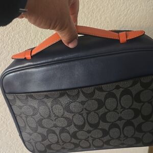 Stylish Black and Navy Men's Bag